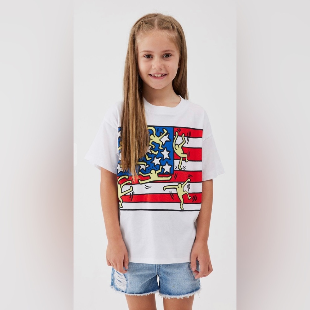 License Drop Shoulder Short Sleeve Tee